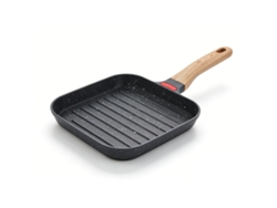 Sstrwgood Sartén Grill Cuadrada 20 Cm Antiadherente Para Inducción Y Placas De Gas