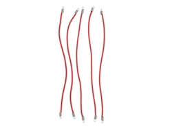 5 Unidades De Cuerda De Techo De Nailon De 20 Cm Para Portaequipajes De Coches Rc A Escala 1/8 Y 1/10 (color Rojo)