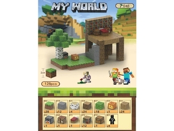 Set De 128 Bloques De Construcción Magnéticos Con Temática De La Jungla, Juguete De Construcción Creativo Para Niños.