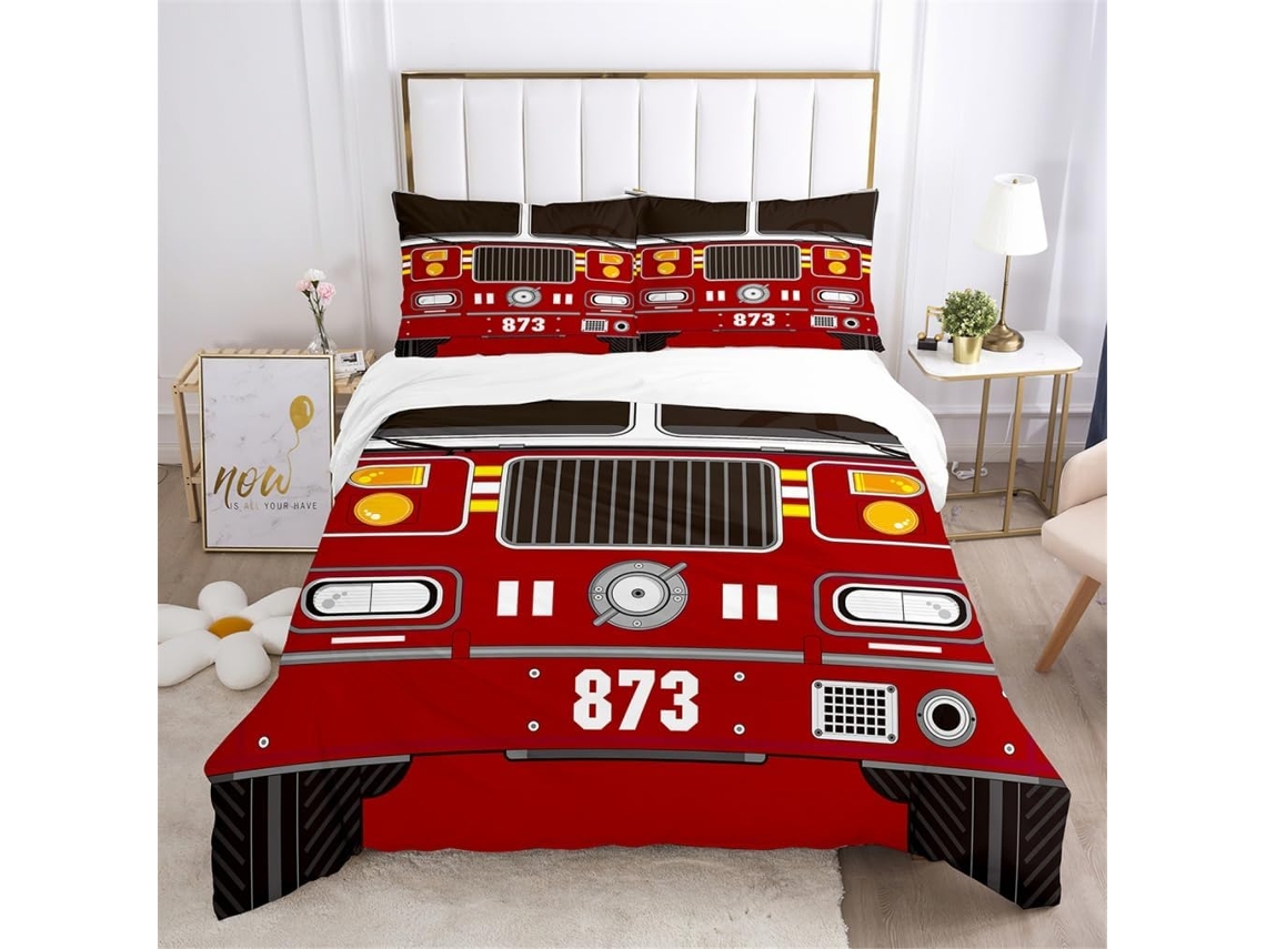 Juego Ropa Cama Estampado Niños Niñas Adolescentes Material Microfibra Juego Funda Nórdica Almohada 140x200 Cm