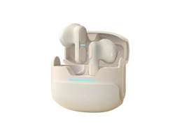 Auriculares Universal Led Estéreo Sem Fio Função Modo Yizhood Bluetooth Beige