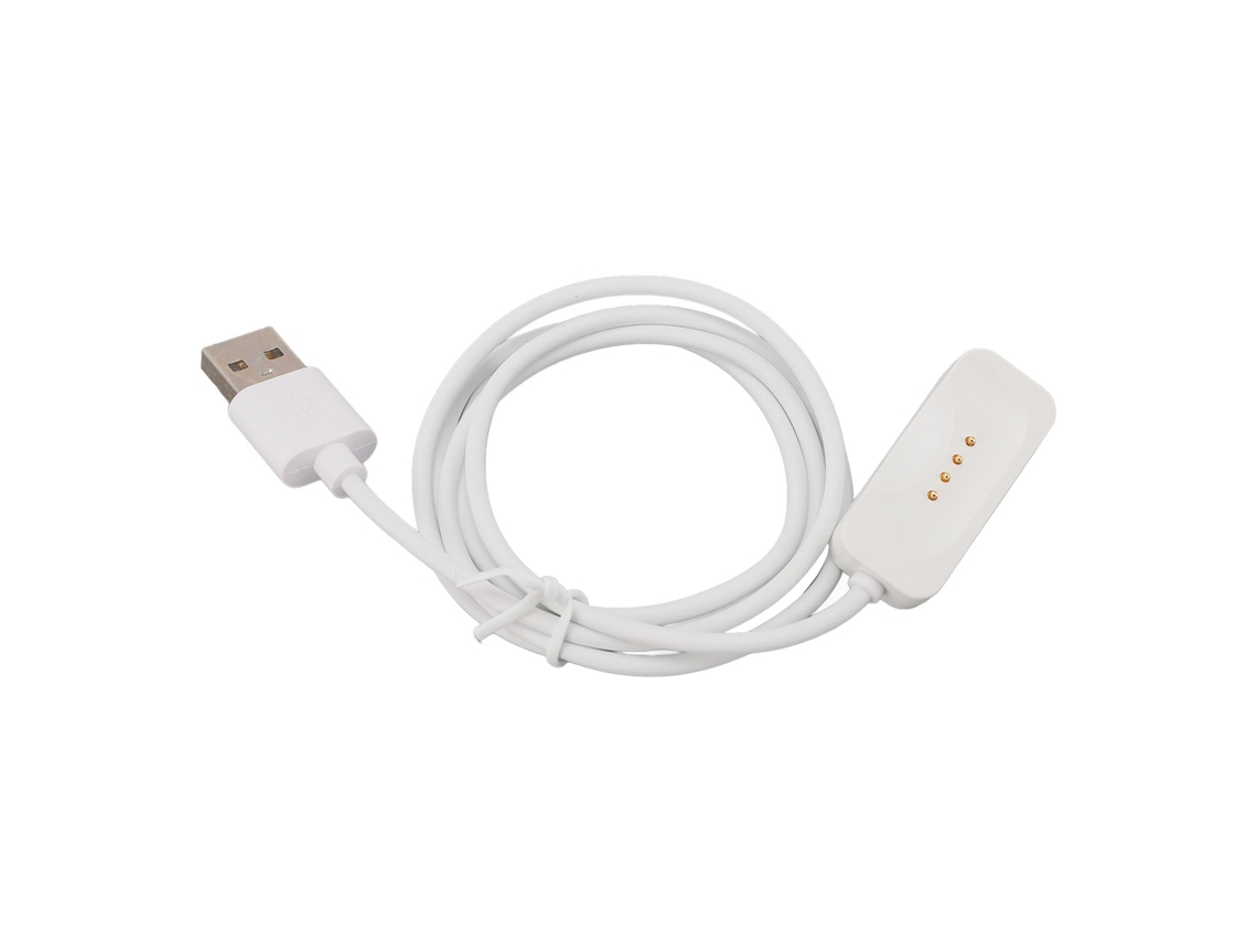 Cargador Usb Magnético Para Smart Watch X 2 3 Watch2 - Cable De Carga Portátil De 1 M, Pvc Abs Blanco