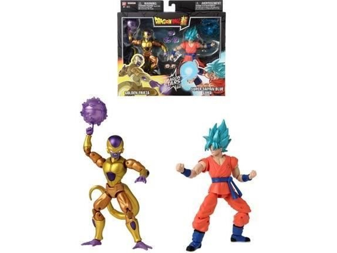 Figura Dragon Ball Super Dragon Stars 17 cm Freezer Gold vs Super Saiyan Goku Blue Bandai