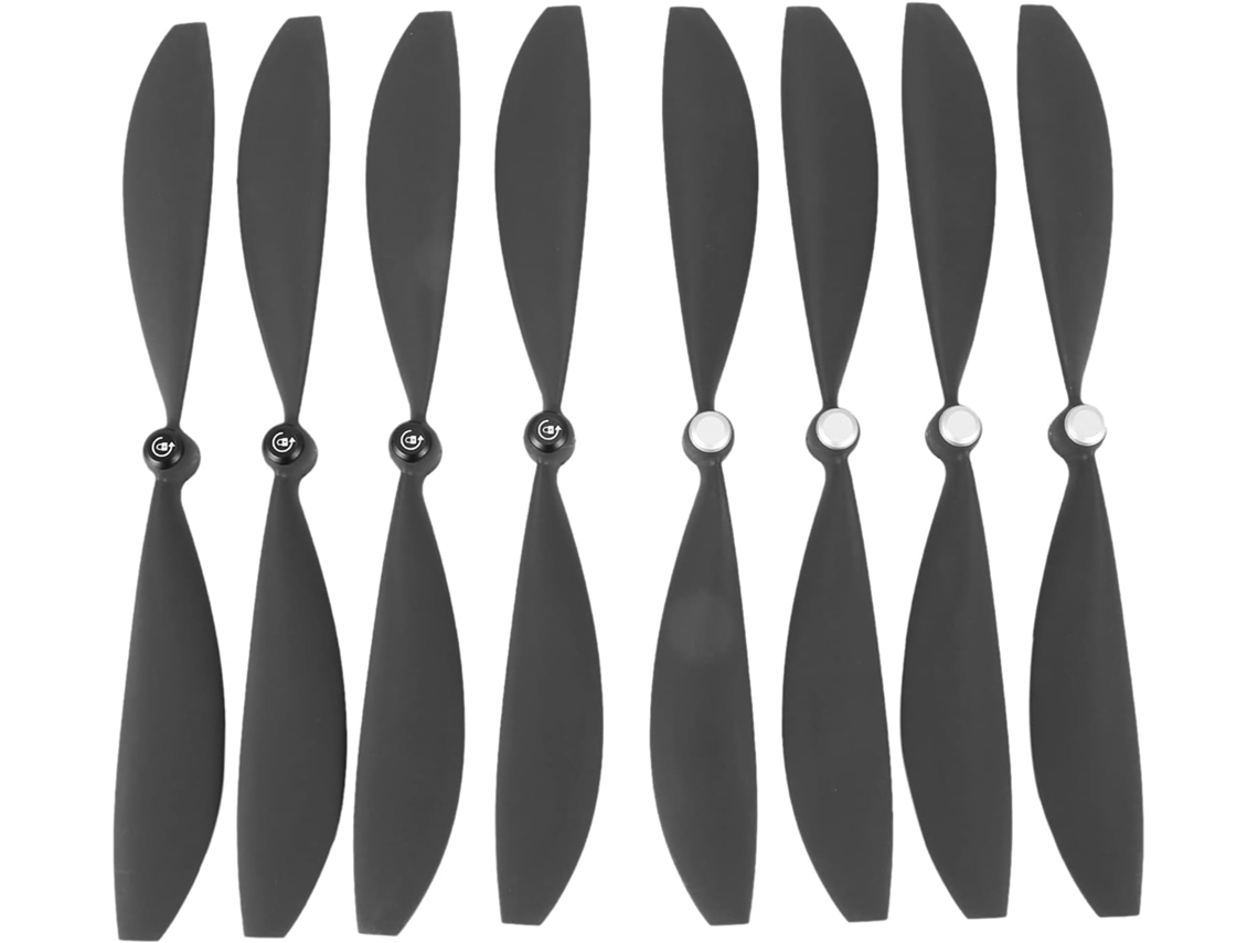 Juego De 8 Hélices Para Dron, Color Negro, 21 Mm De Diámetro.