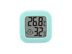 Termómetro facial electrónico mini para uso doméstico y de oficina con pantalla LCD. GOKOCO
