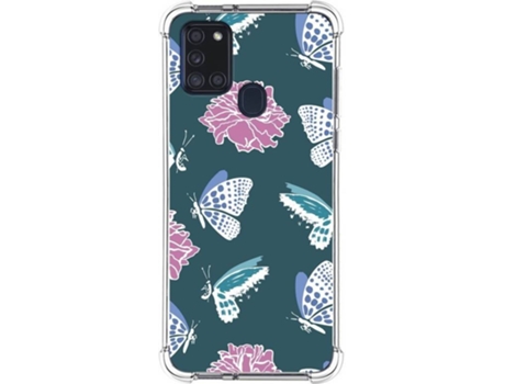 Carcasa Samsung Galaxy A21s TUMUNDOSMARTPHONE Dibujos Antigolpes Flores 10 Multicolor