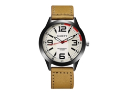 Relógio De Pulso Masculino Fashionável Naviforce À Quarta Água Aço Com Pulseira Preto Vermelho
