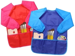 KOFIHETY Delantal de arte seguro, no tóxico, impermeable y para niños de 4 a 8 años. Tamaño universal, fácil de limpiar, perfecto para pintar y dibujar.