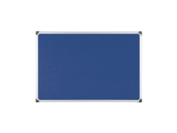 Bi-office Maya W Tablero De Fieltro Azul - 120x90cm, Marco De Aluminio