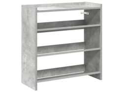 Maison Exclusive - Mueble Zapatero Madera Contrachapada Gris Hormigón 60x25x62 Cm