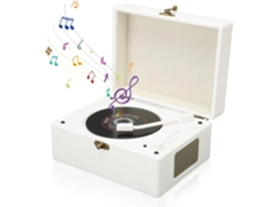 Reproductor de CD con control remoto, captura de sonido precisa, para uso doméstico (blanco)