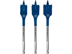 Conjunto de Brocas Planas BOSCH Expert Selfcut Speed - 20-22-25 mm - 3 Un para Conjunto de Taladros de Impacto