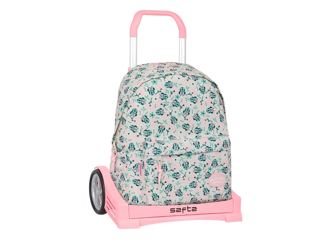 Mochila escolar Minnie Mouse Minty (rosa - poliéster 300D)