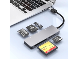 Lector de tarjetas USB 3.0 a MS/XD/CF/SD/TF, adaptador de tarjetas de memoria Gertiz 5 en 1