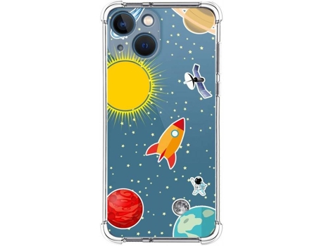 Carcasa iPhone 13 Mini (5.4) TUMUNDOSMARTPHONE Espacio Dibujos Multicolor