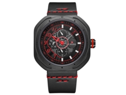 Reloj De Cuarzo Naviforce Para Hombre Con Correa De Pu, Resistente Al Agua Hasta 30 M.