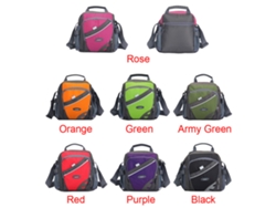 Bolso Bandolera Unisex Impermeable De Nailon Con Cremallera Y Múltiples Bolsillos - Estilo Casual/deportivo