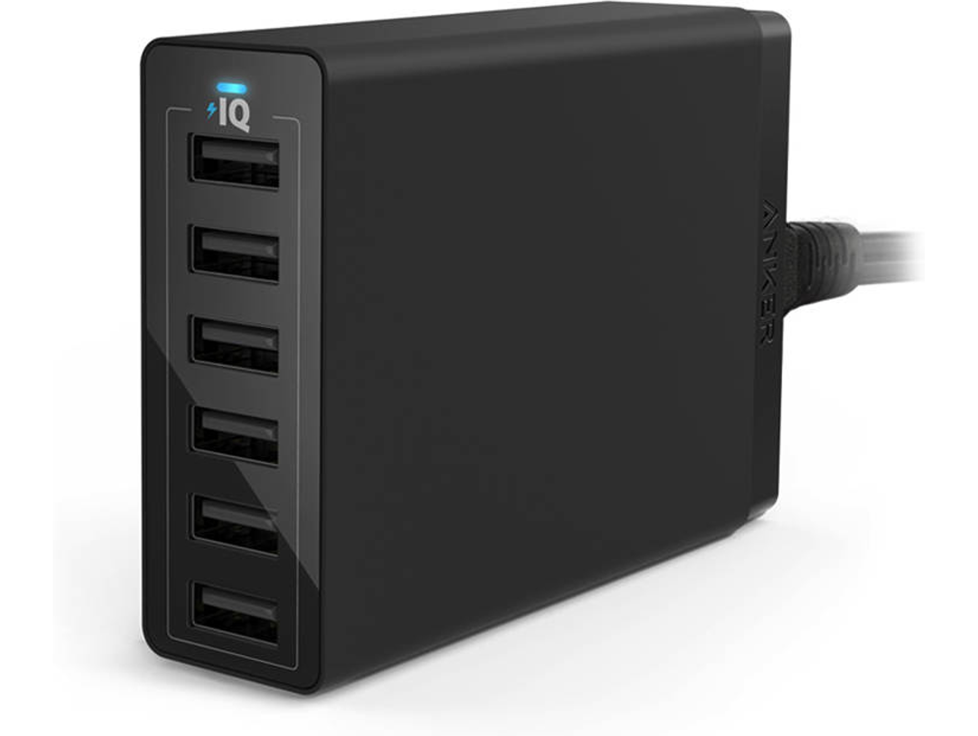 Cargador Adaptador ANKER PowerPort 6 USB Negro