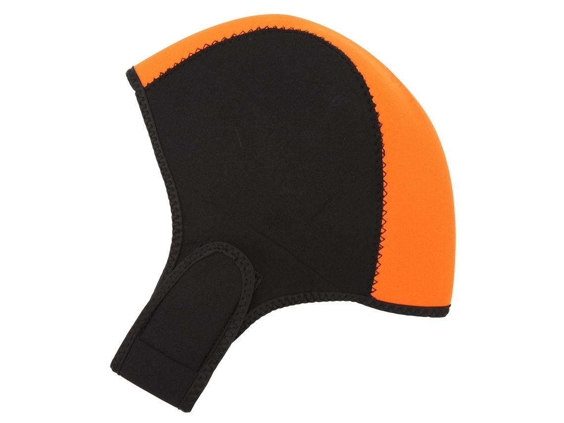 Capucha De Neopreno Para Natación, Surf Y Buceo, Protección Uv, Secado Rápido, Para Hombre Y Mujer, Color Negro Y Naranja.