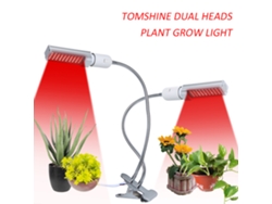 2026-lámpara De Crecimiento Tomshine 50w Con 2 Cabezas Y 100 Led, Flexible 360°, Bombilla Reemplazable Para Plantas Interiores