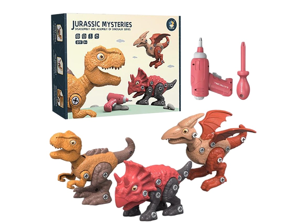 Set De Construcción De 3 Huevos De Dinosaurio Para Armar, Ideal Para Niños Y Niñas.