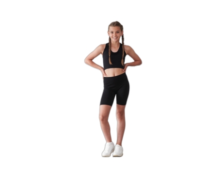 Pantalones Cortos para Niña TOMBO (5/6 Años - Negro)