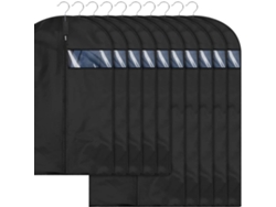 Bolsas para ropa Eifson con bolsillos transparentes, 5 paquetes de 47,3 y 5 de 65