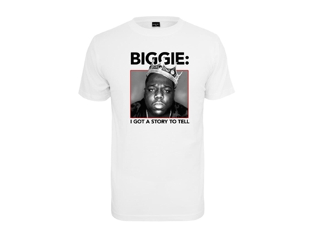 Camiseta MISTER TEE Biggie Crown Blanco (M)