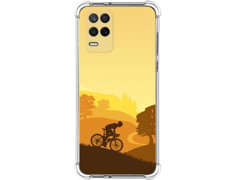 Carcasa Realme 8 5G / Narzo 30 5G TUMUNDOSMARTPHONE Ciclista Multicolor