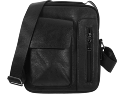 Riñonera Negra Multifuncional Para Hombre, Ideal Para Negocios.