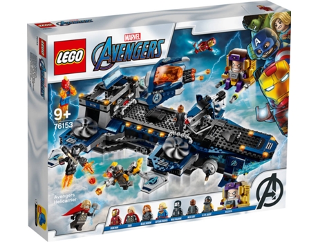 LEGO Super Heroes: Avengers Helitransporte de los Vengadores (Edad Mínima: ‍9 - 1244 Piezas)