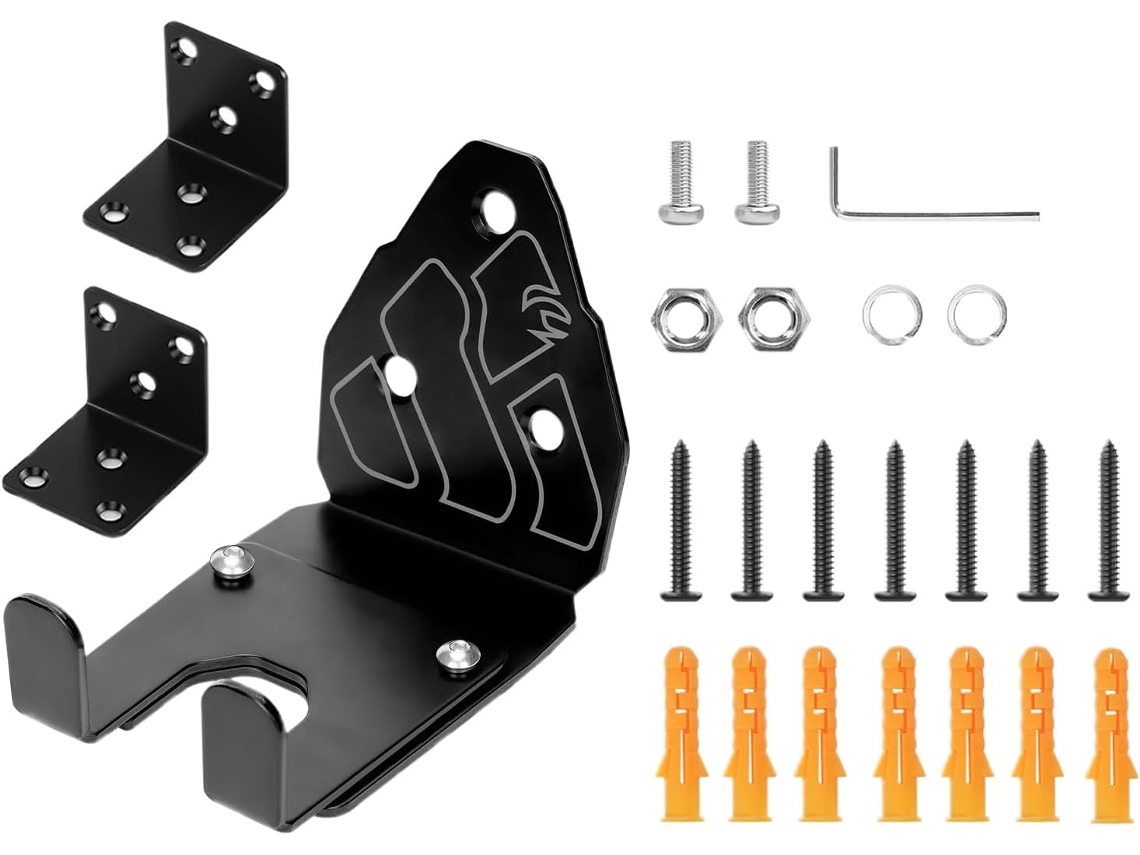 Soporte De Pared Para Bicicletas Ajustable Que Ahorra Espacio, Soporte De Garaje Resistente Y Seguro.