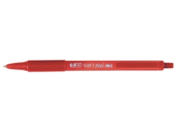 Bolígrafo Retráctil BIC Soft Feel Clic Grip Rojo