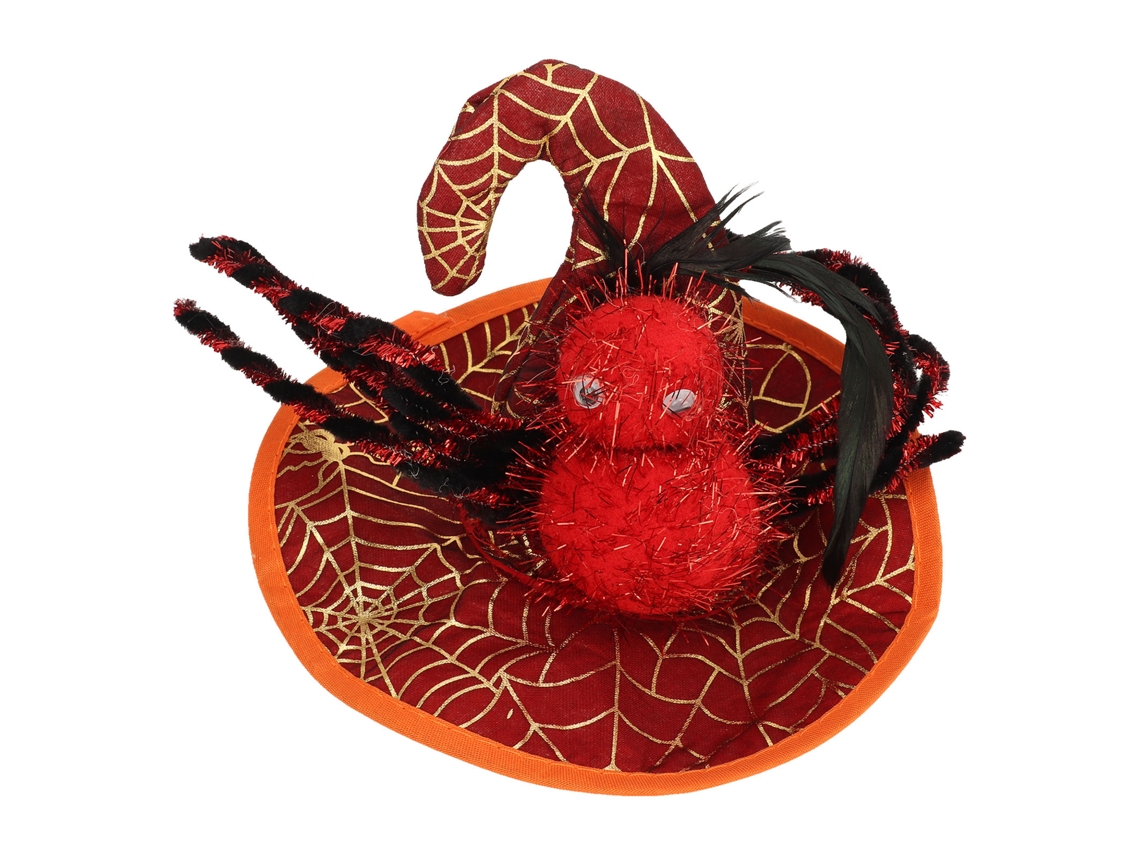 Disfraz de Spider-Man para mascotas, ajustable y cómodo para gatos y perros, ideal para fiestas de Halloween y cosplay de brujas.