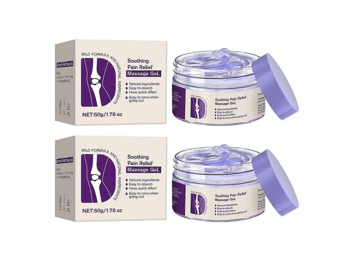 Gel De Masaje Para Aliviar El Dolor Articular, Crema Morada 2025 Para Rodillas, Espalda Baja, Cuello, Manos Y Pies.
