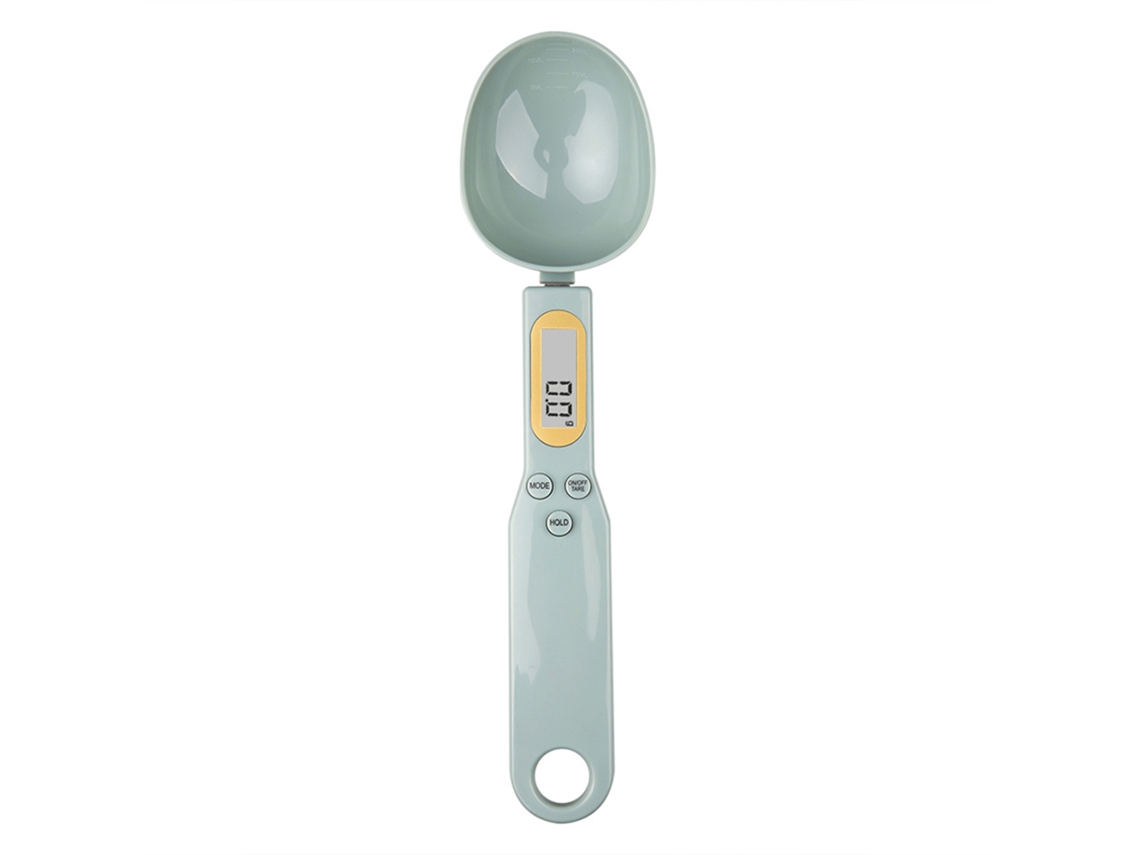 Cuchara De Cocina Digital (verde Claro), 500 G/0,1 G, Báscula Electrónica Lcd, Taza Medidora Con Precisión De 0,1 G.