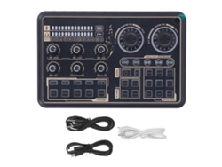 Consola De Mezcla De Audio Profesional Con Chip Dsp De Doble Núcleo, Multifuncional Y Portátil Para Transmisión En Vivo.