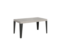 Mesa extensible 160/264x90 cm Flame Cashmere Patas Antracita Itamoby
