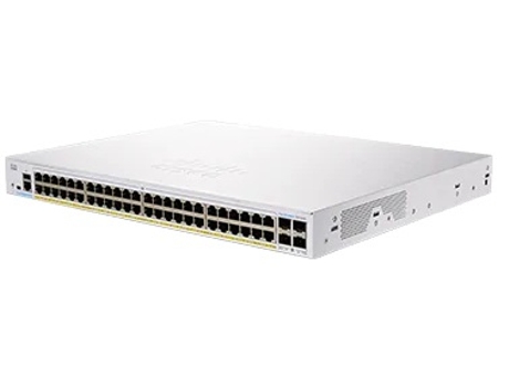 Switch CISCO Cbs250-48P-4X-Eu Red gestionada L2/L3 Gigabit Ethernet 10/100/1000 Plata