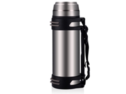Botella De Agua Para Exteriores De 2000 Ml Con Aislamiento Térmico De Acero Inoxidable 304 Para Camping Y Deportes.