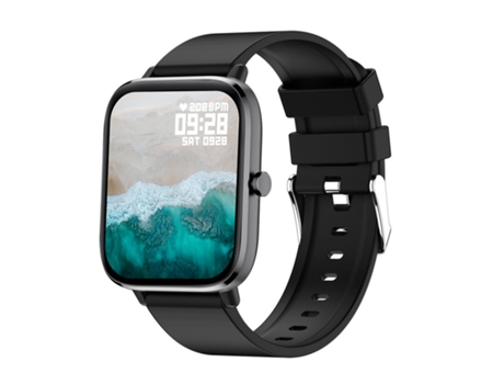 Smartwatch CHRONUS Full Touch para Android y iOS Compatible IP67 Impermeable /Frecuencia Cardiaca/Oxigénio Negro