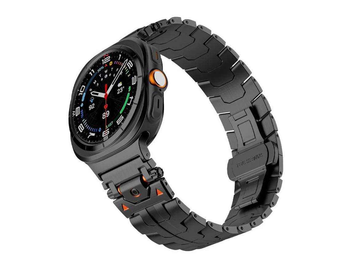 Correa para Samsung Galaxy Watch Ultra 2025 SFWINL de acero inoxidable con cierre de mariposa