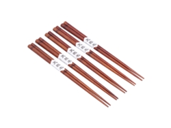 5 Pares De Palillos De Castaño Resistentes De 23,5 Cm, Reutilizables Para Mesa, Restaurante Y Hogar.