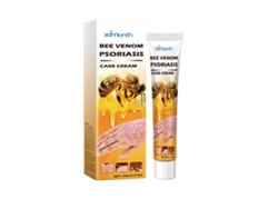 Crema calmante con veneno de abeja para un alivio rápido.