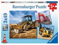 Puzzle RAVENSBURGER Digger at work! rompecabezas 49 pieza(s) Vehículos