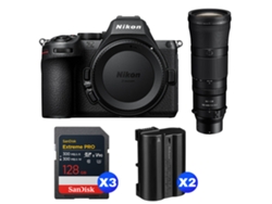 Z5 II + 180 600mm F/5.6 6.3 VR + 3 Sandisk 128GB Extreme Pro UHS II SDXC + 2 Nikon EN EL15C + Libro electrónico “20 consejos para fotos impresionantes” NIKON