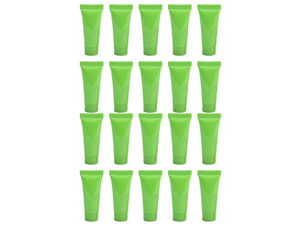 MEOIRUERY Frascos Plásticos Blandos para Viaje, 20 Unidades, Tubos Recargables de 10 ml
