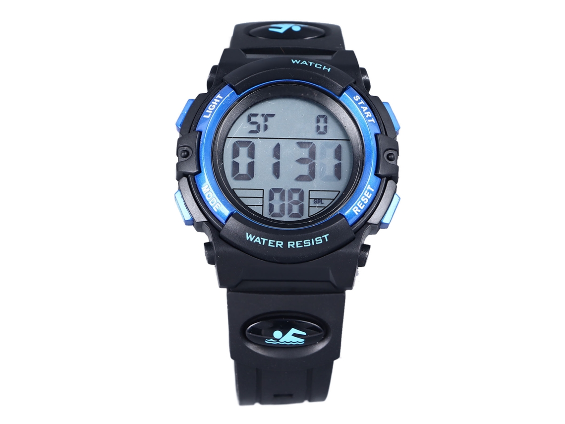 Reloj Deportivo Digital Azul Resistente Al Agua Para Niños