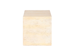 Mesita Auxiliar Magnesia Simil Marmol 40x40x40cm
