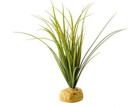 Adorno para Reptiles EXO TERRA Turtle Grass (Verde - 6,1x6,1x24,89 cm - Plástico)